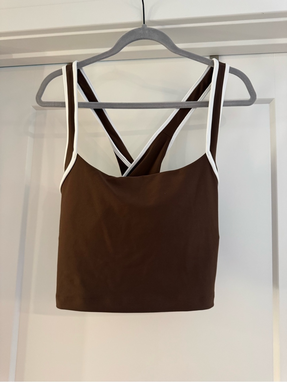 YPB Brown Athletic Tank Top